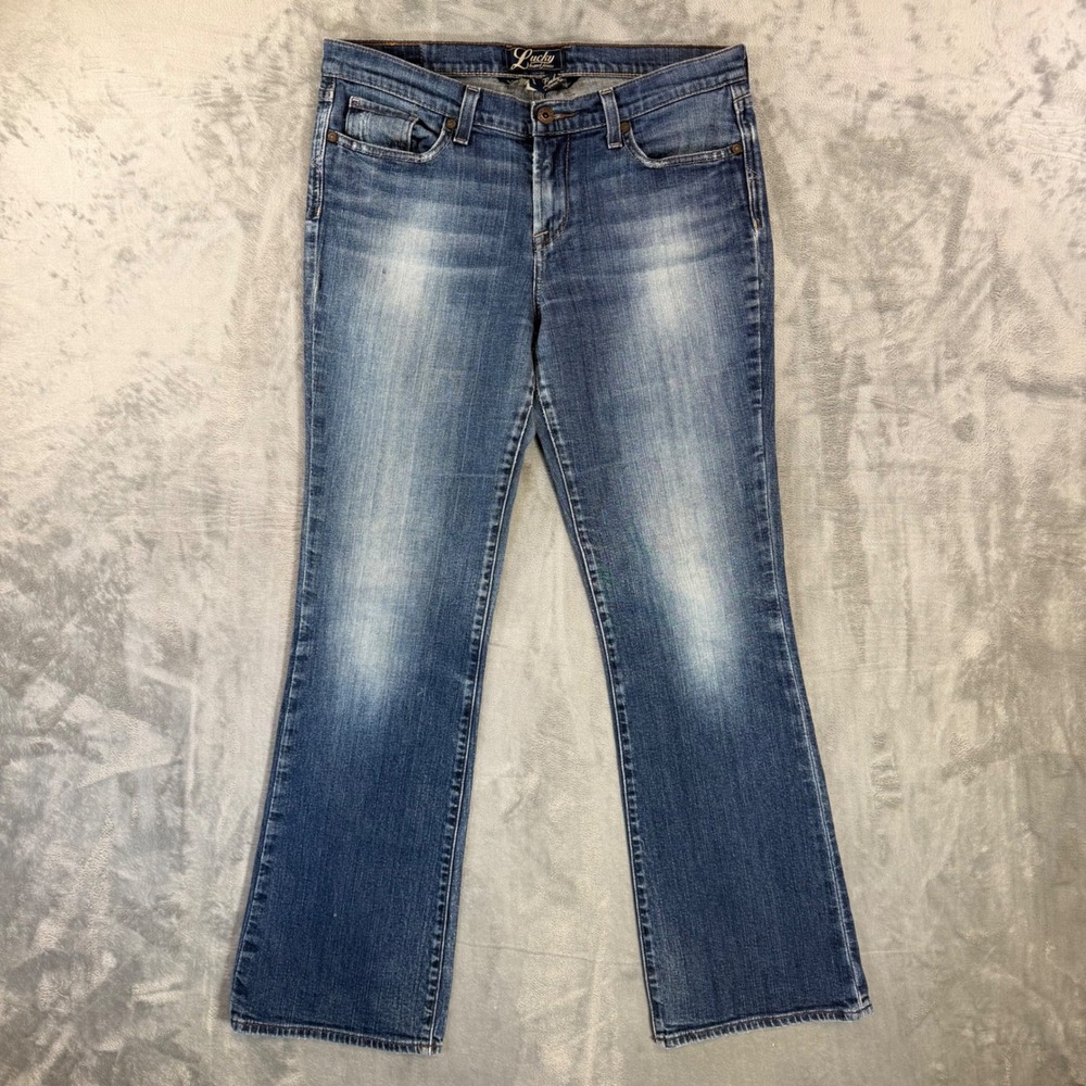 Vintage Lucky Brand Sweet N‎ Low Bootcut Jeans Women's Sz 12/31 Blue Denim